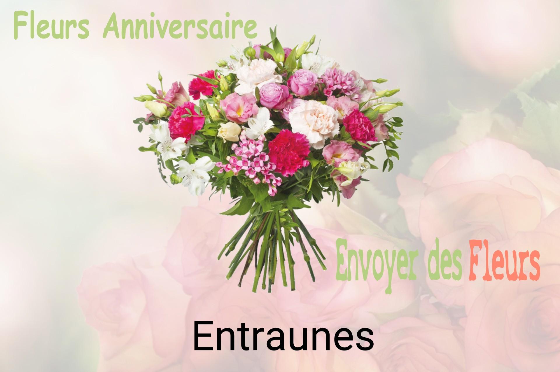 Bouquet de fleurs d’anniversaire livré à Entraunes